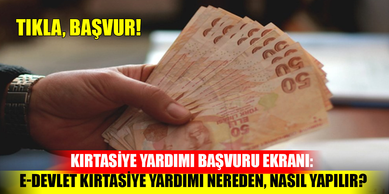 Kırtasiye yardımı başvuru ekranı: e-Devlet kırtasiye yardımı nereden, nasıl yapılır?