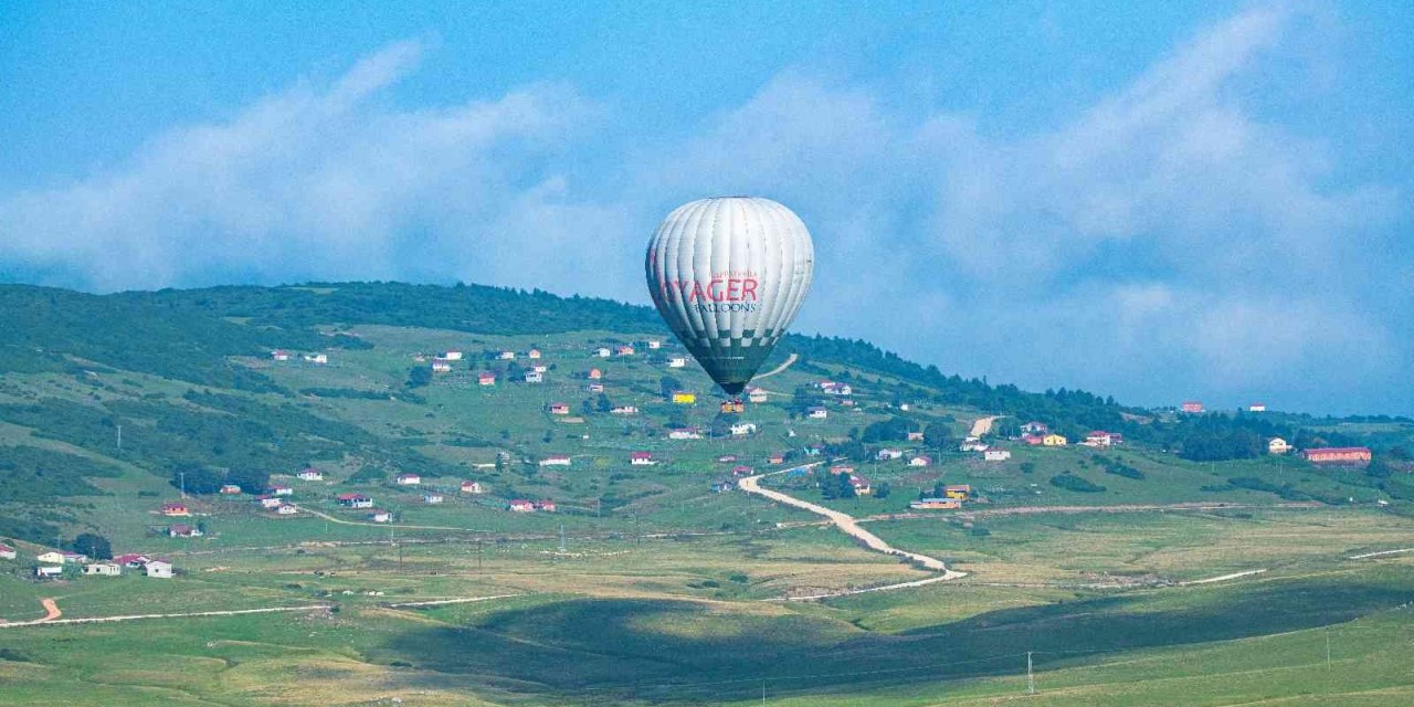 Yaylada balon turizmi başlıyor