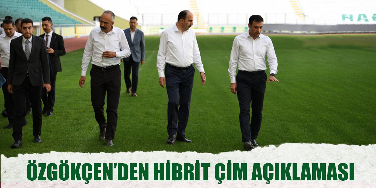 Konyaspor Başkanı Fatih Özgökçen’den HİBRİT ÇİM açıklaması