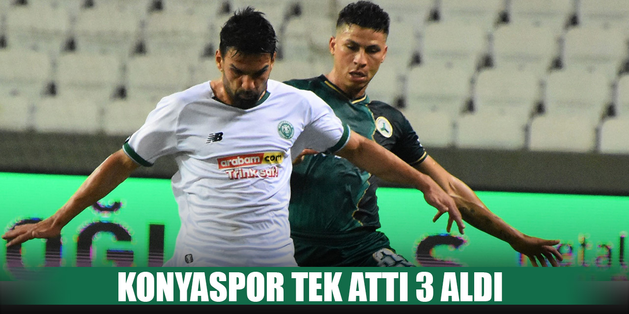 Konyaspor tek attı 3 aldı