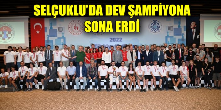 Selçuklu’da dev şampiyona bitti