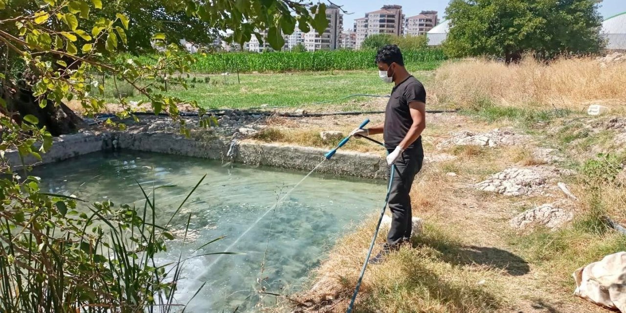 İlaçlama çalışmaları devam ediyor