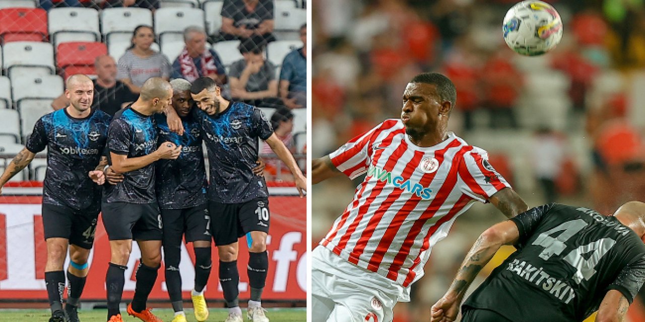 Antalya'da 3 gol, 3 kırmızı.