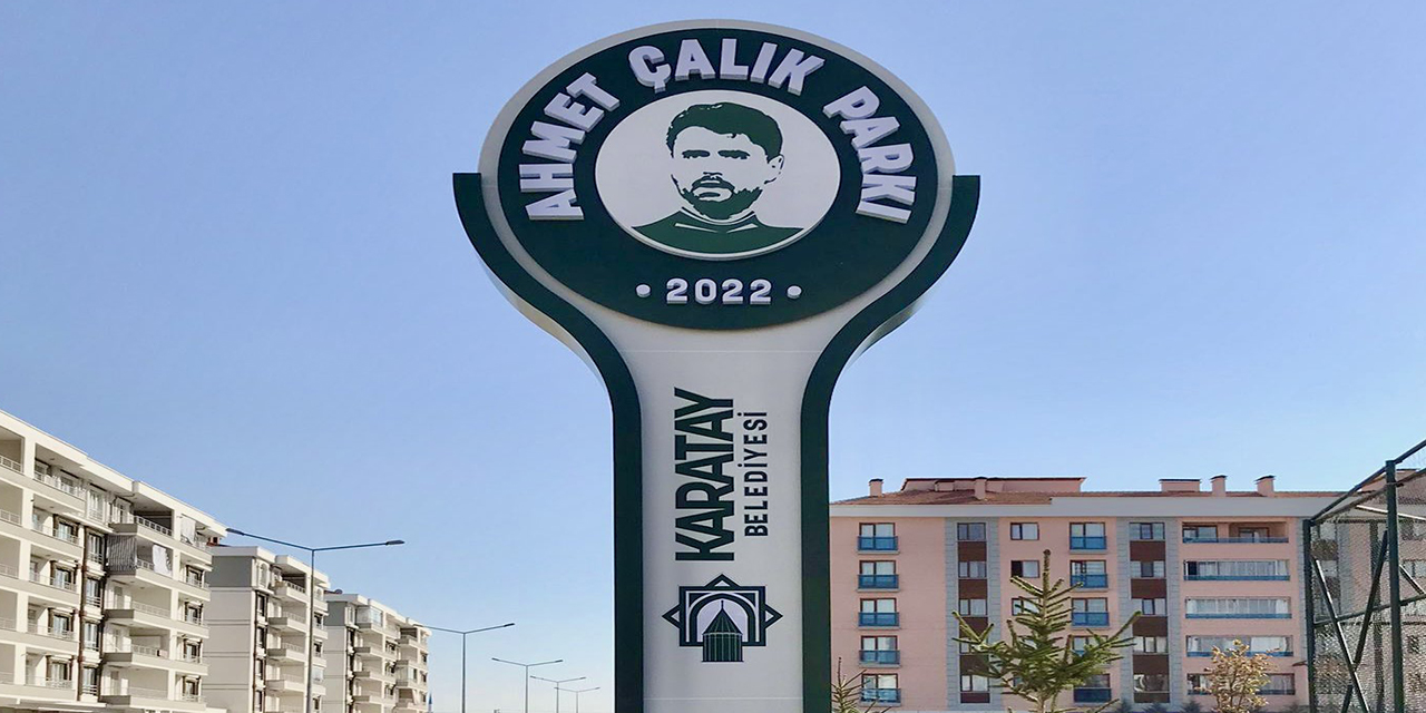 Ahmet Çalık levhası dikildi