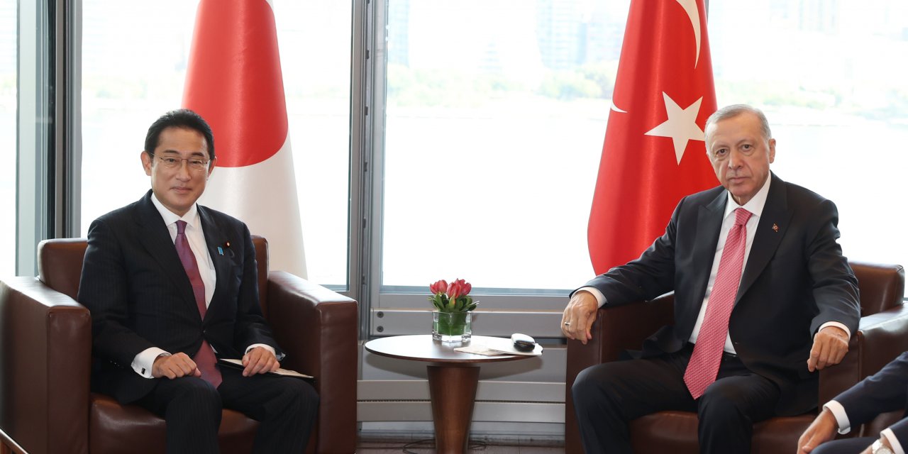 Cumhurbaşkanı Erdoğan, Japonya Başbakanı Kishida’yı kabul etti