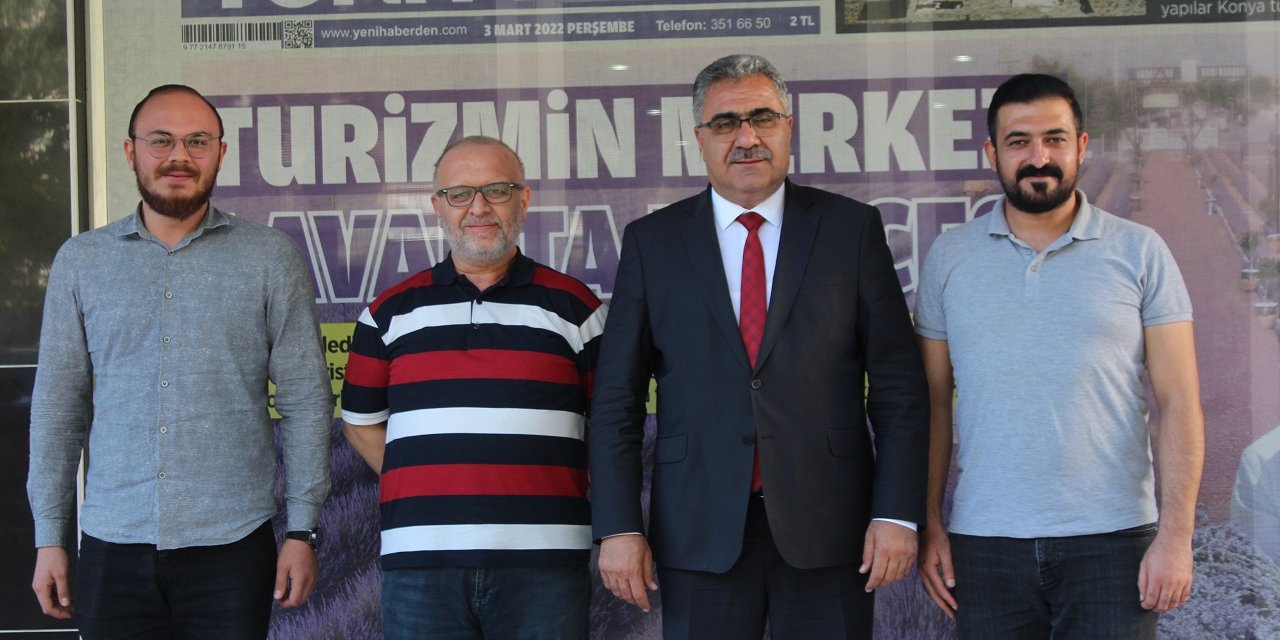 Başkan Yalçın Ertaş'tan gazetemize ziyaret