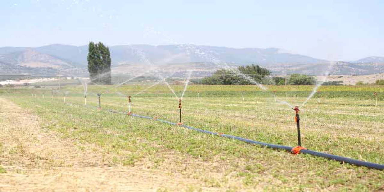 Bakanlık desteğiyle 4 milyon dekar arazi modern sulamaya kavuştu