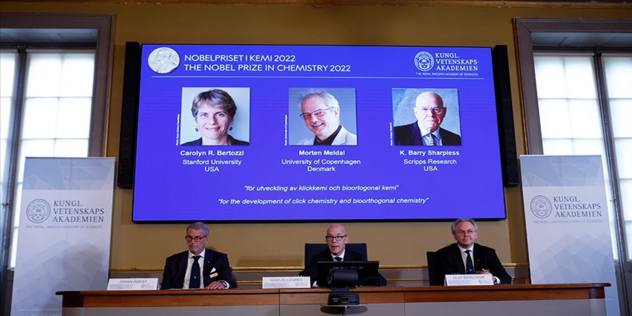 2022 Nobel Kimya Ödülü'nü üç isim kazandı