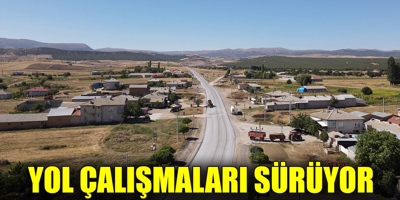 Konya Büyükşehir'in yol çalışmaları sürüyor