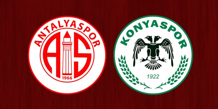 Antalyaspor-Konyaspor maçının 11'i belli oldu