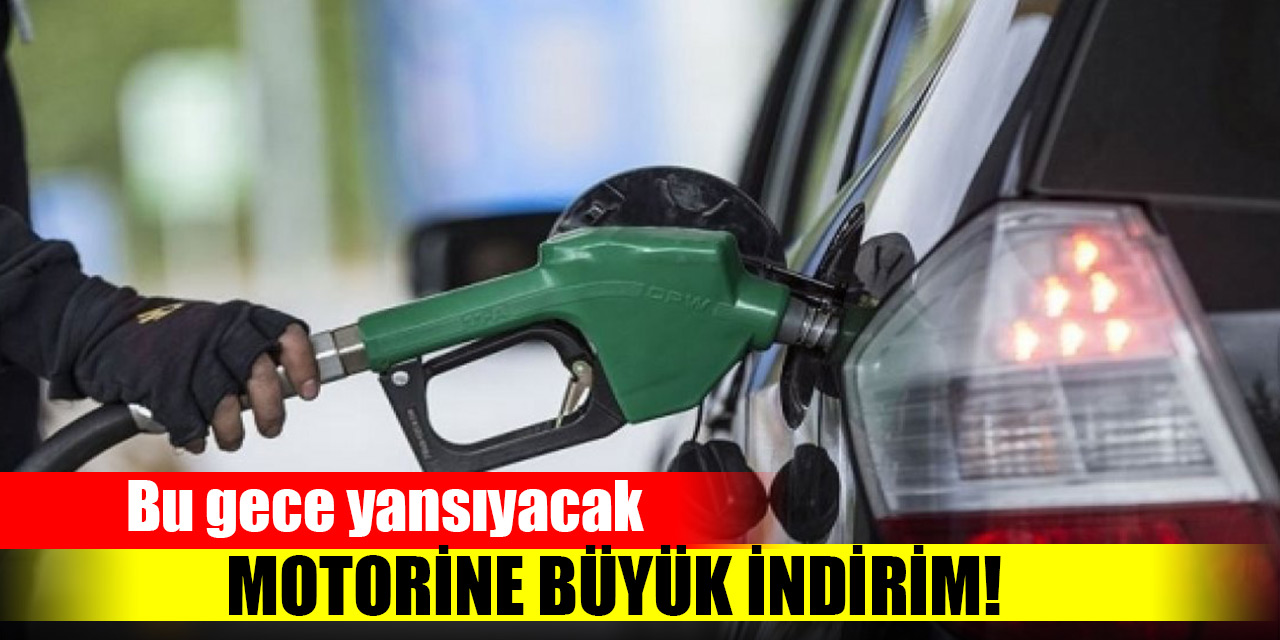 Motorine büyük indirim! Bu gece yansıyacak