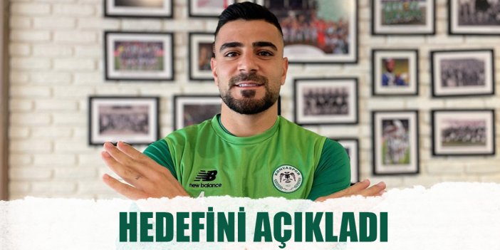 Konyaspor'un savunma oyuncusu Adil Demirbağ hedefini açıkladı