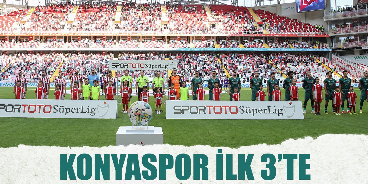 Konyaspor ilk 3’te