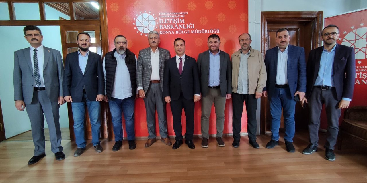 Konya Gazeteciler Cemiyet Cemiyeti'nden Taner Taşkıran’a ziyaret