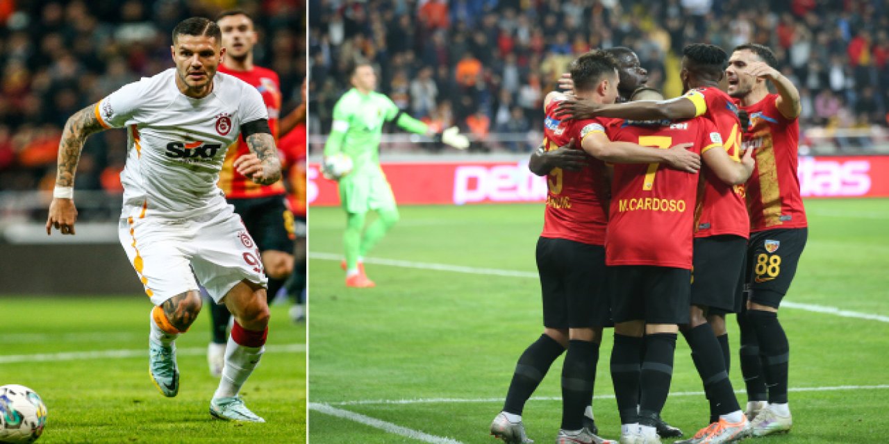 Kayserispor, Galatasaray'ı üzdü
