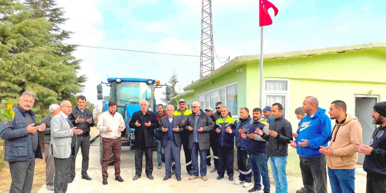 Konya Şeker'in ilçedeki pancar alım istasyonu dualarla açıldı