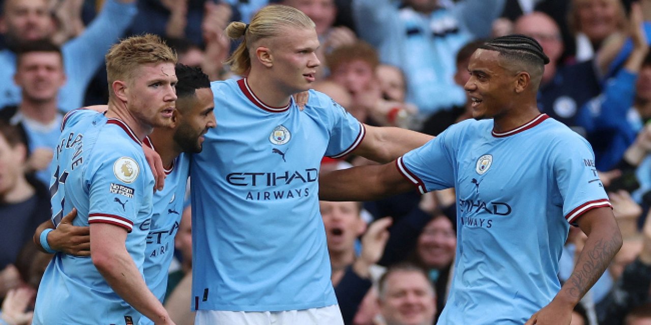 Manchester City'nin gol makinesi Haaland iş başında