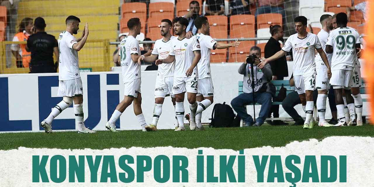 Konyaspor ilki yaşadı