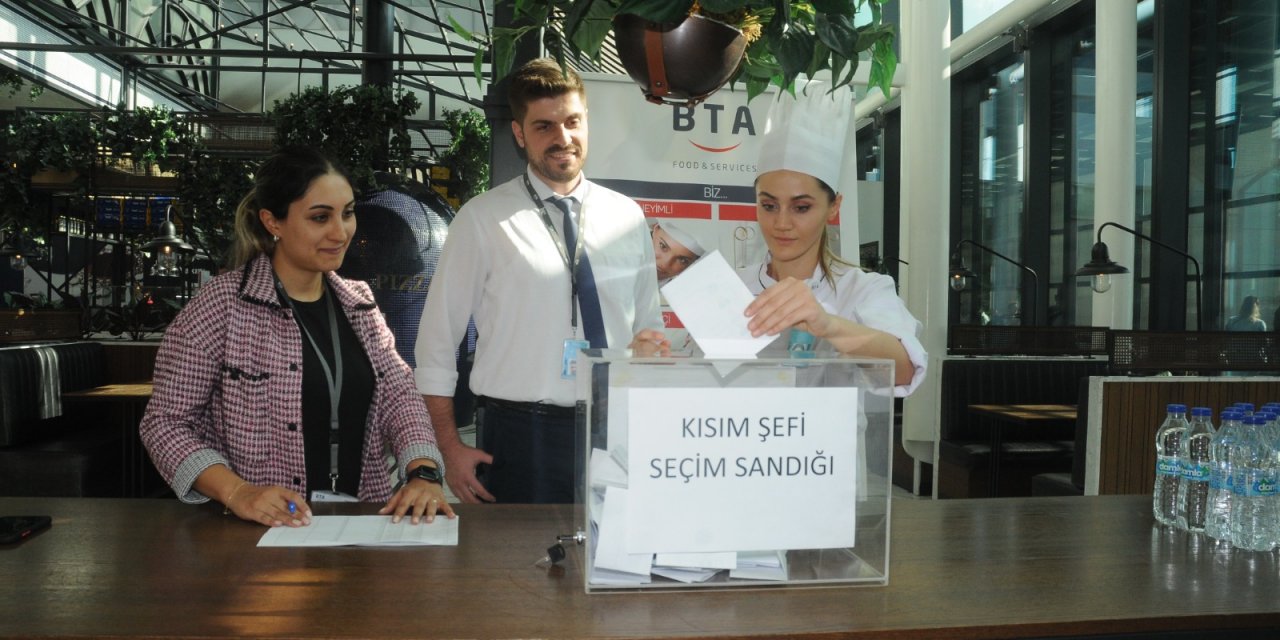 Şefler bu kez lezzette değil sandıkta yarıştı