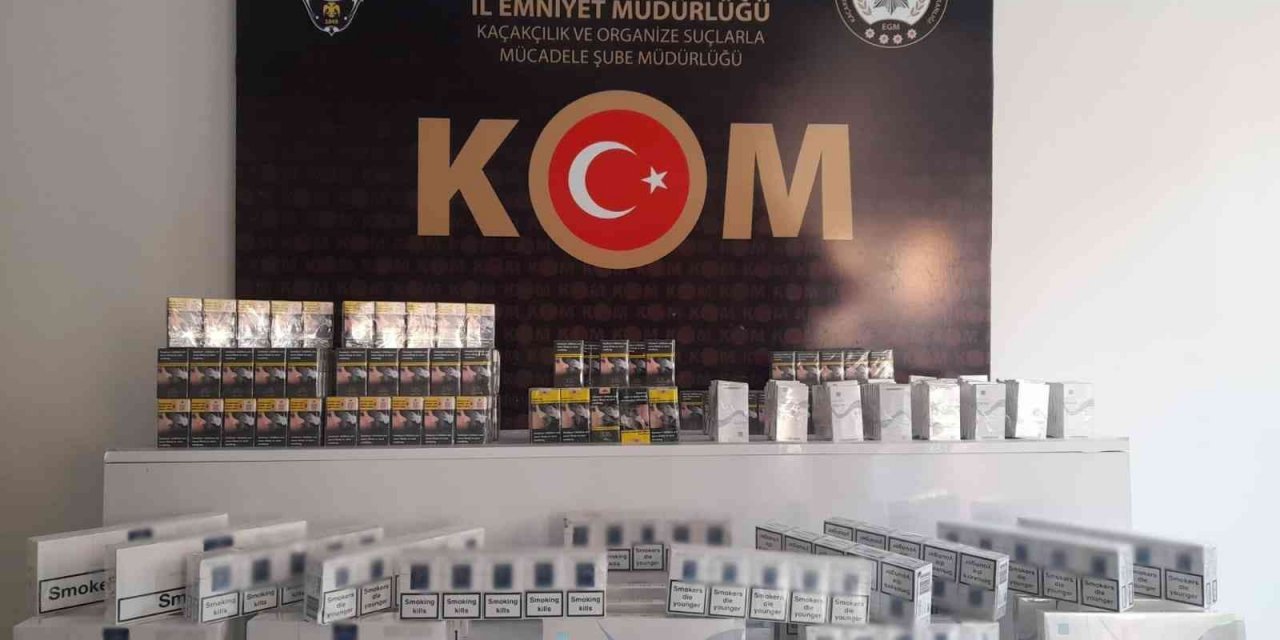Konya’da kaçak sigara operasyonu! 1 gözaltı
