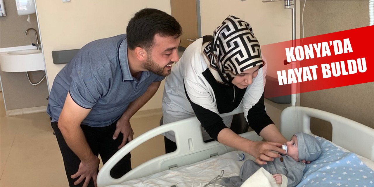 Yiğit bebek Konya'da hayat buldu