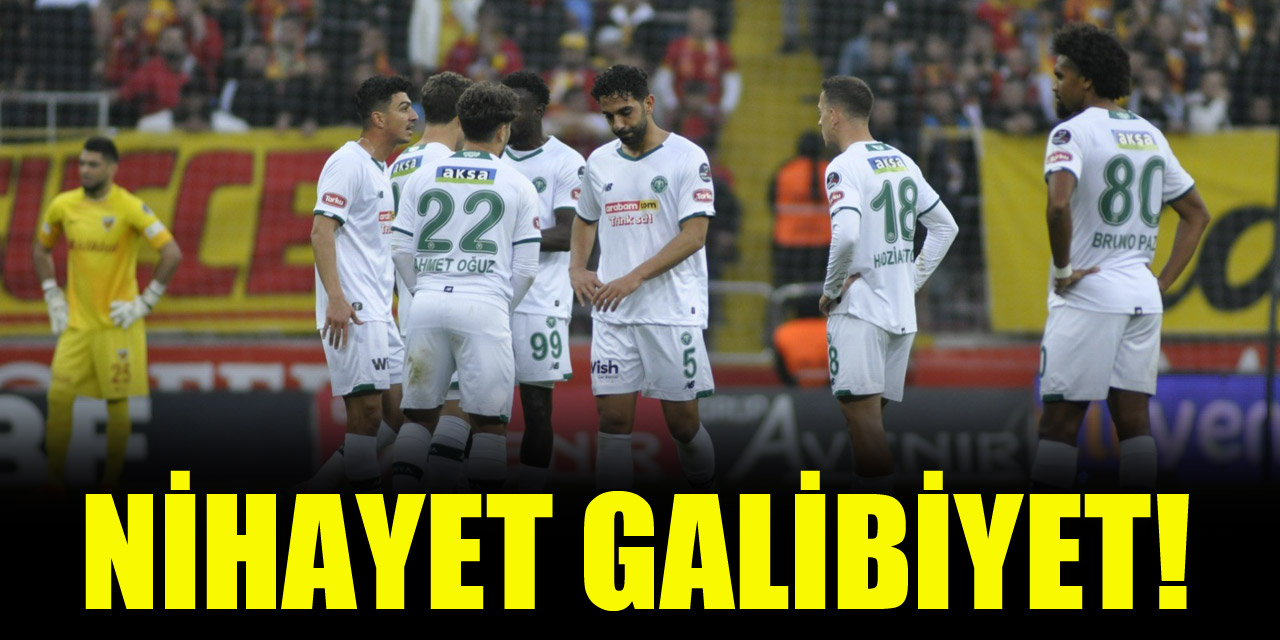 Nihayet galibiyet! Kayserispor 1-2  Konyaspor