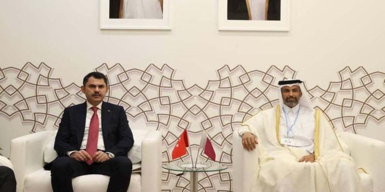 Bakan Kurum, Katar ve Hollandalı mevkidaşlarıyla görüştü