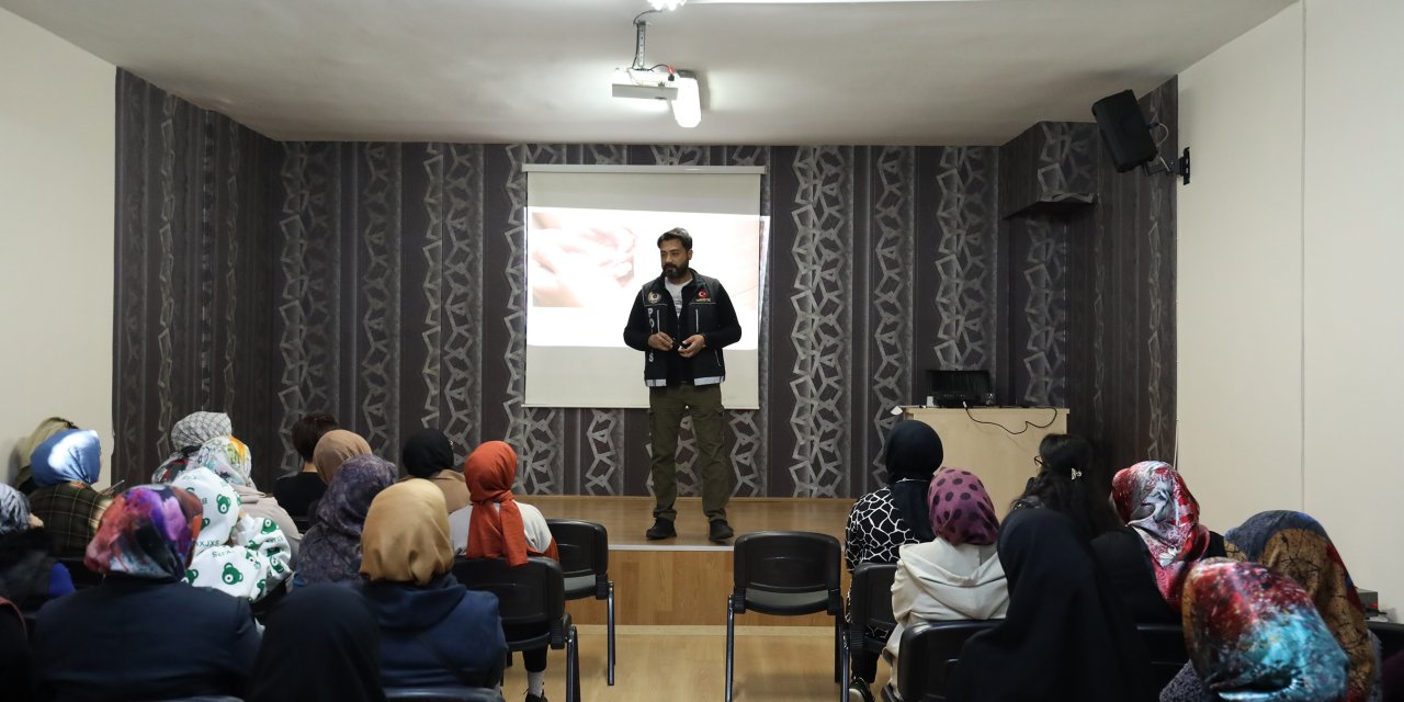 Konya'da kadınlara madde bağımlılığı eğitimi