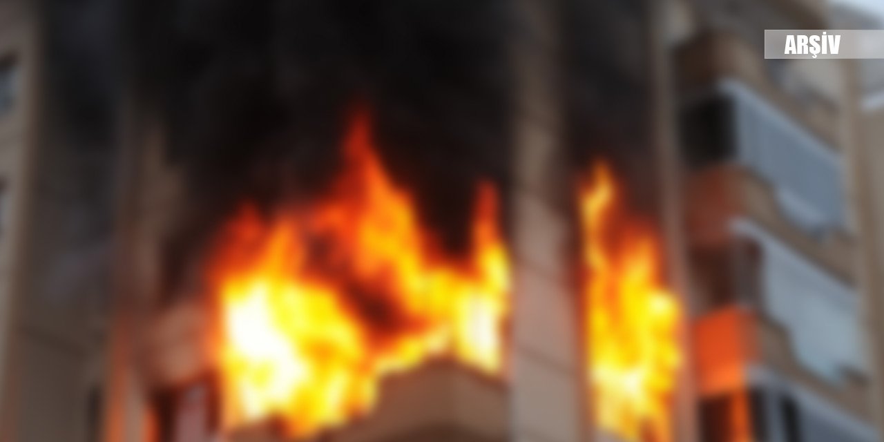 Konya'da ev yangını
