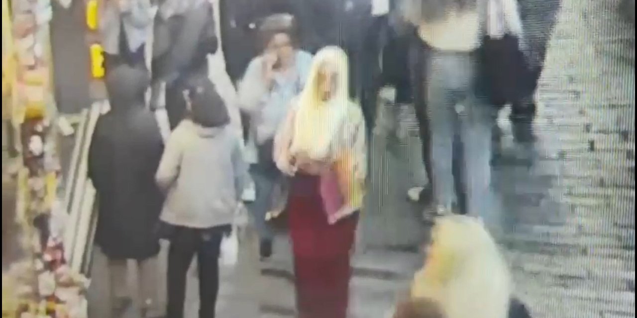Terörist kadının İstiklal Caddesi'ndeki ilk keşfinden görüntüler