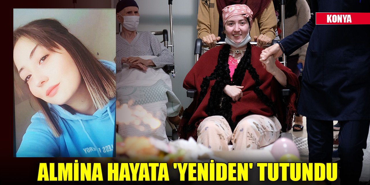 Konya'da herkesin umudunu kestiği Almina hayata 'yeniden' tutundu