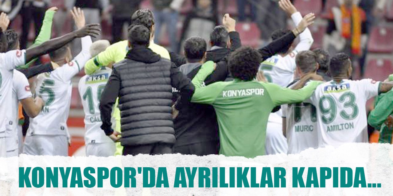 Konyaspor'da ayrılıklar kapıda... Kamp sonrası durumları belli olacak