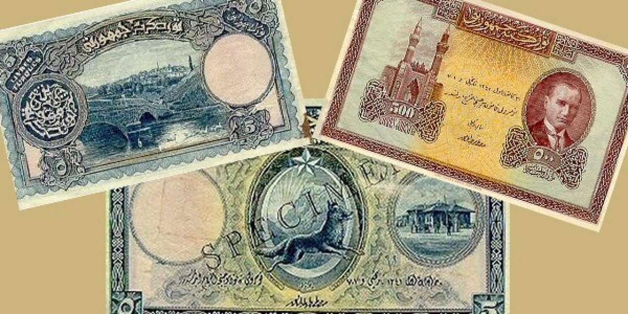 Cumhuriyet döneminin ilk kağıt paraları...