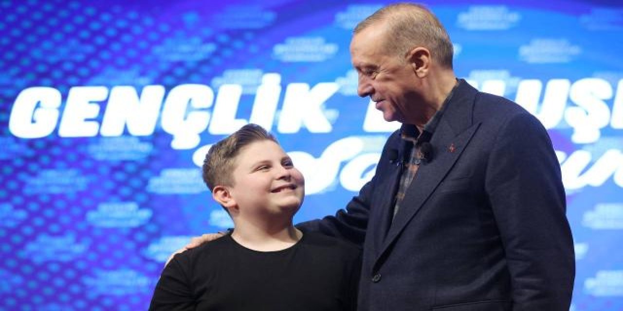 Erdoğan'a 12 yaşındaki Fevzi Kaan Türker sürprizi