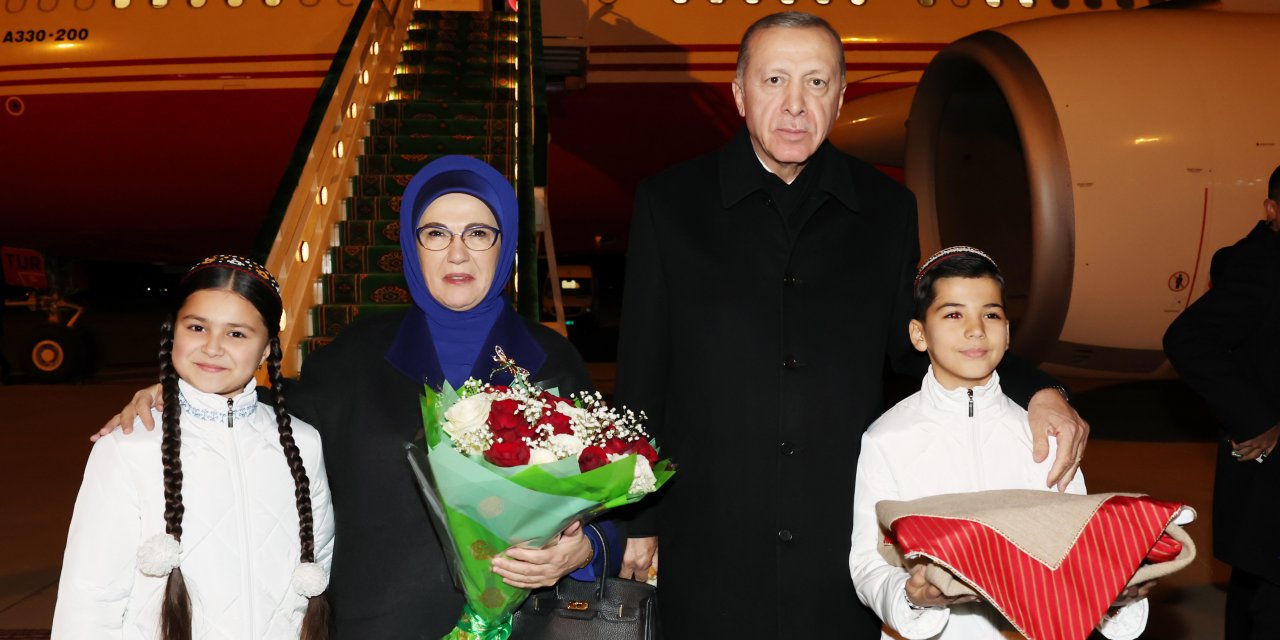 Cumhurbaşkanı Erdoğan, Türkmenistan’da