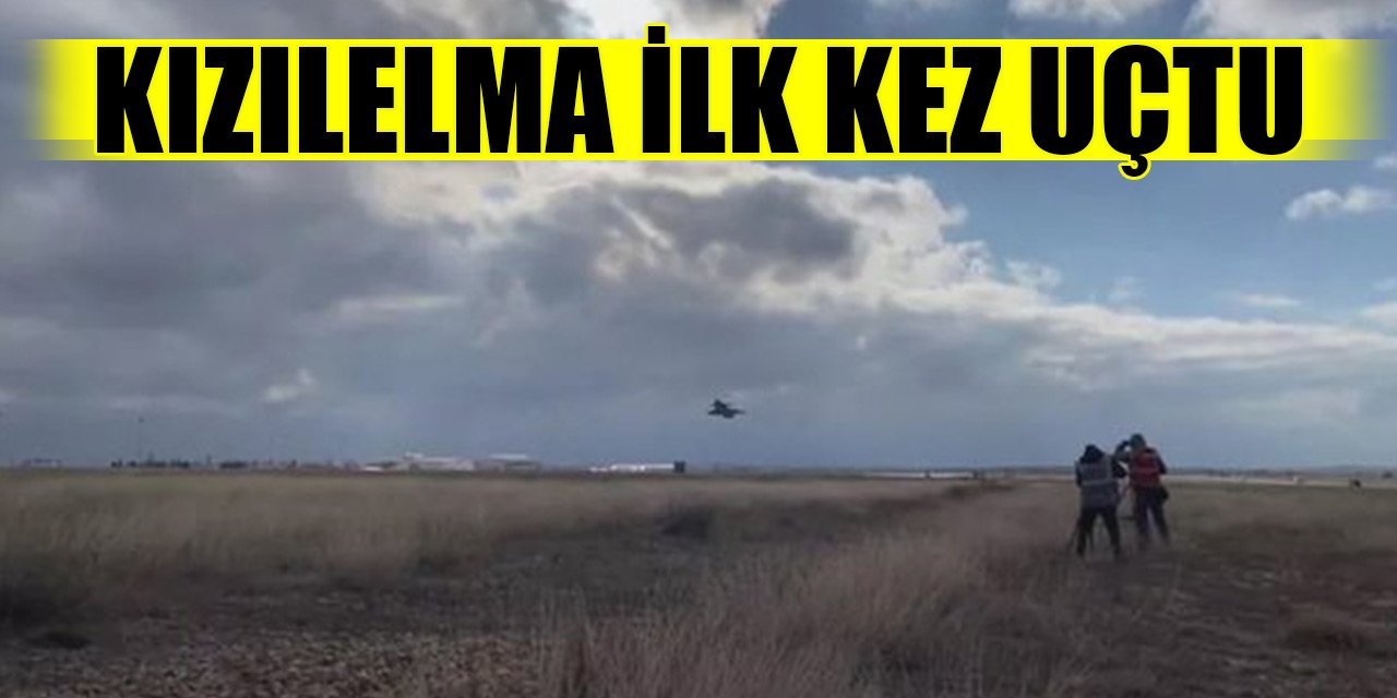 Türkiye'nin ilk insansız savaş uçağı KIZILELMA ilk kez uçtu