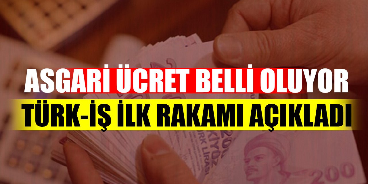 Asgari ücret toplantısı sona erdi! TÜRK-İŞ'in teklifi 9 bin lira