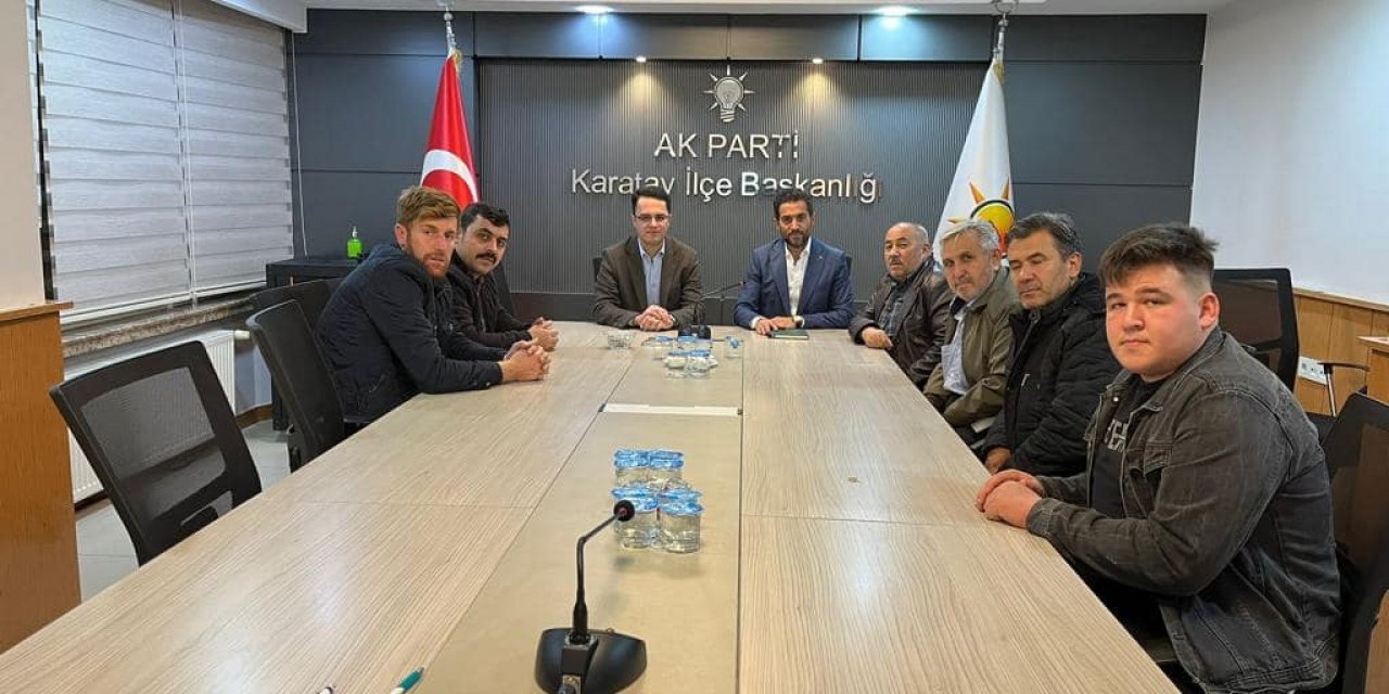 AK Parti Karatay’da buluşmalar sürüyor