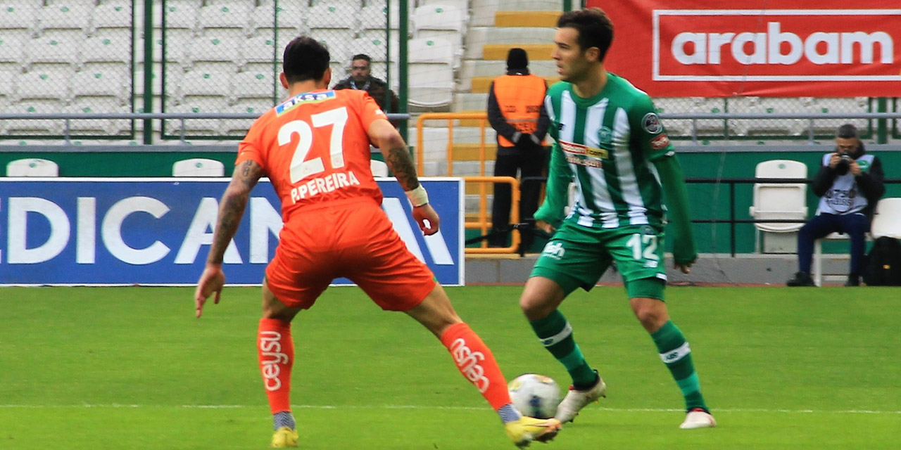 Konyaspor 1-0 Alanyaspor | İlk yarı sonucu