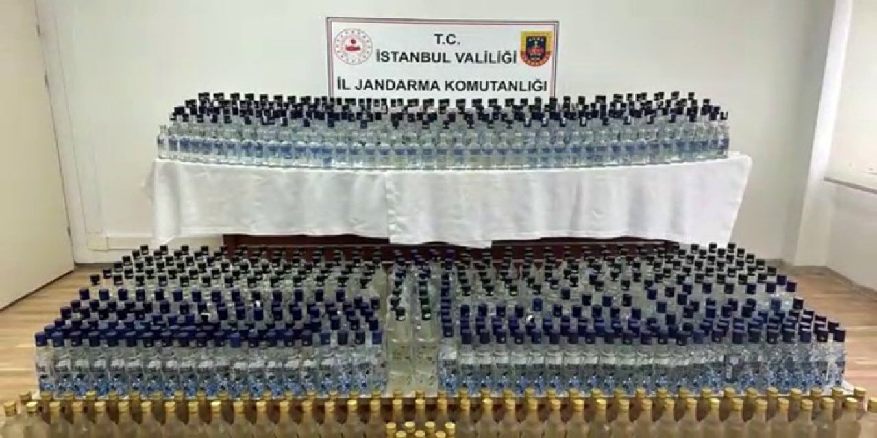 Jandarma ekiplerinden dev ’içki’ operasyonu