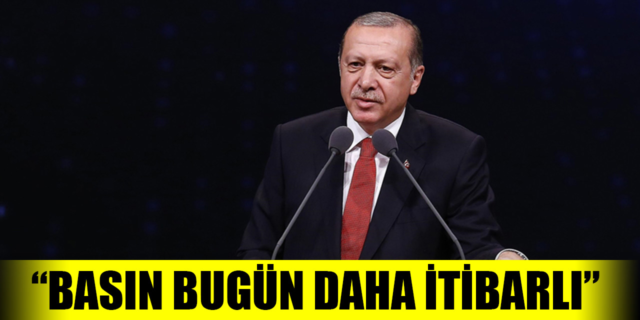 Cumhurbaşkanı Erdoğan: 2023'ün Türkiye'sinde basın daha özgürdür