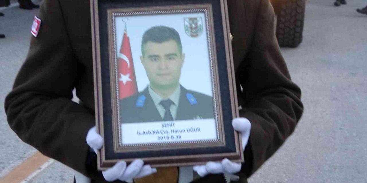 Konya'daki kazada şehit olan Astsubay Harun Uğur Malatya'da toprağa verildi