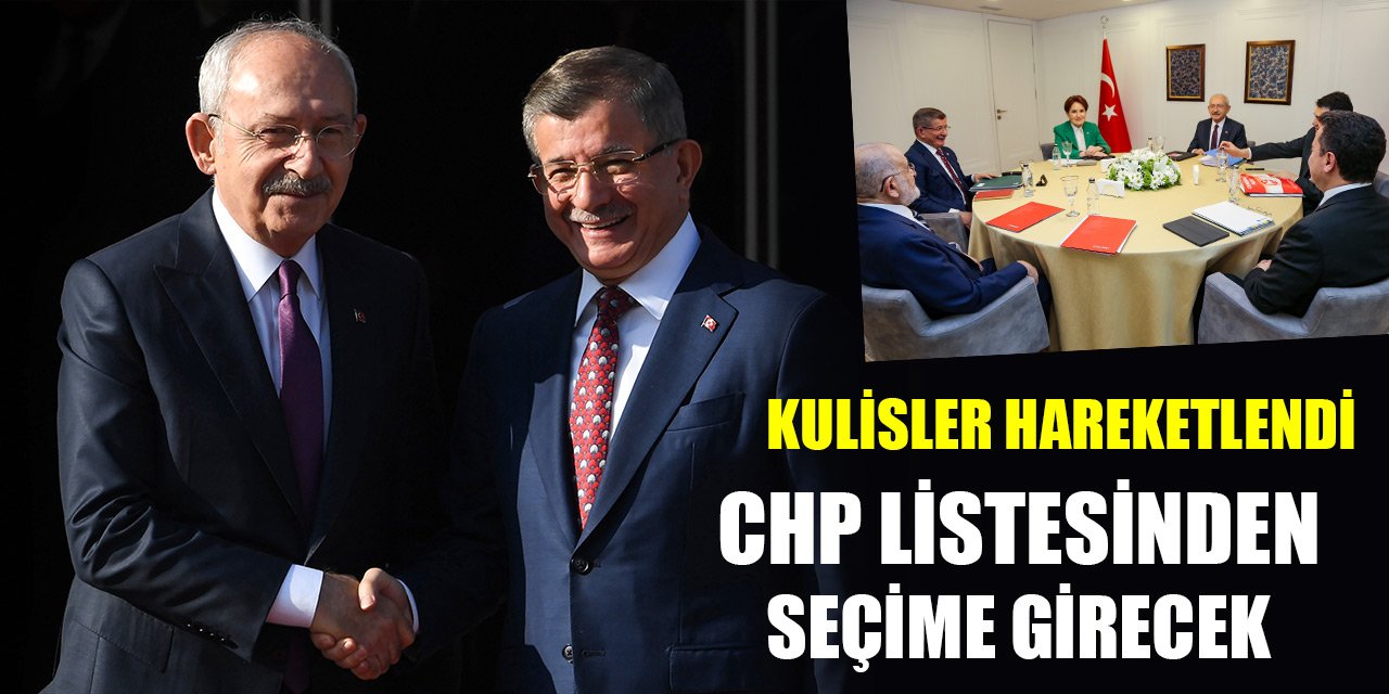Kulisler hareketlendi! Ahmet Davutoğlu CHP Konya 1. sıra adayı olacak