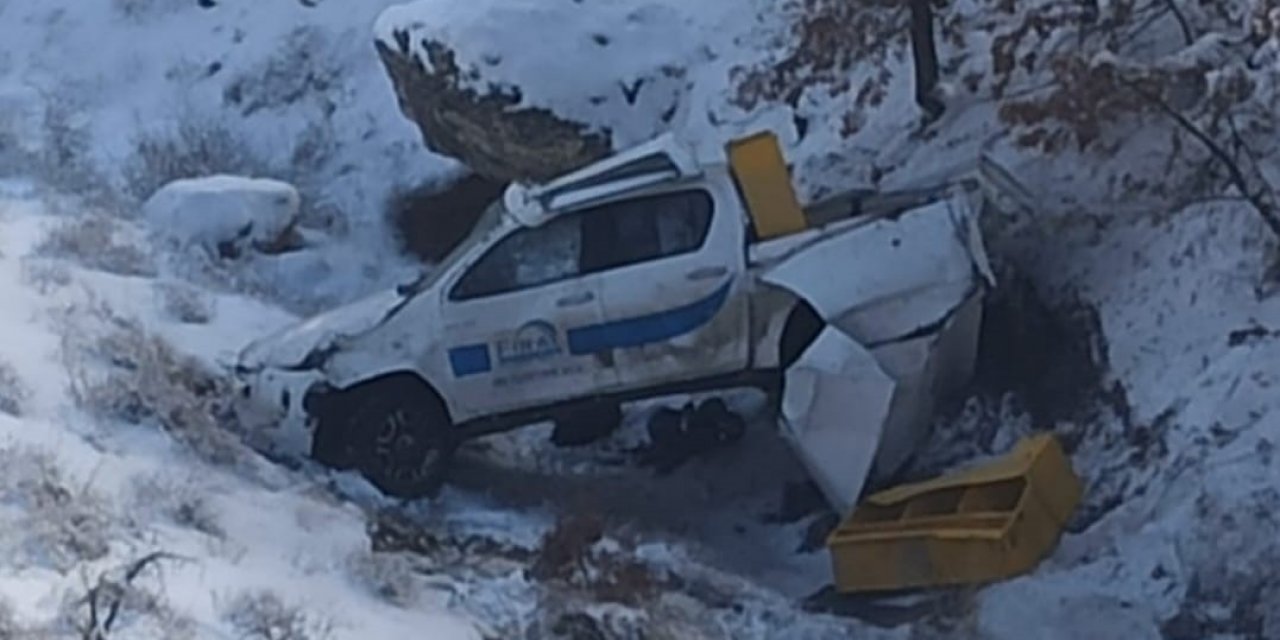 Malatya’da kar yağışı kazaları da beraberinde getirdi