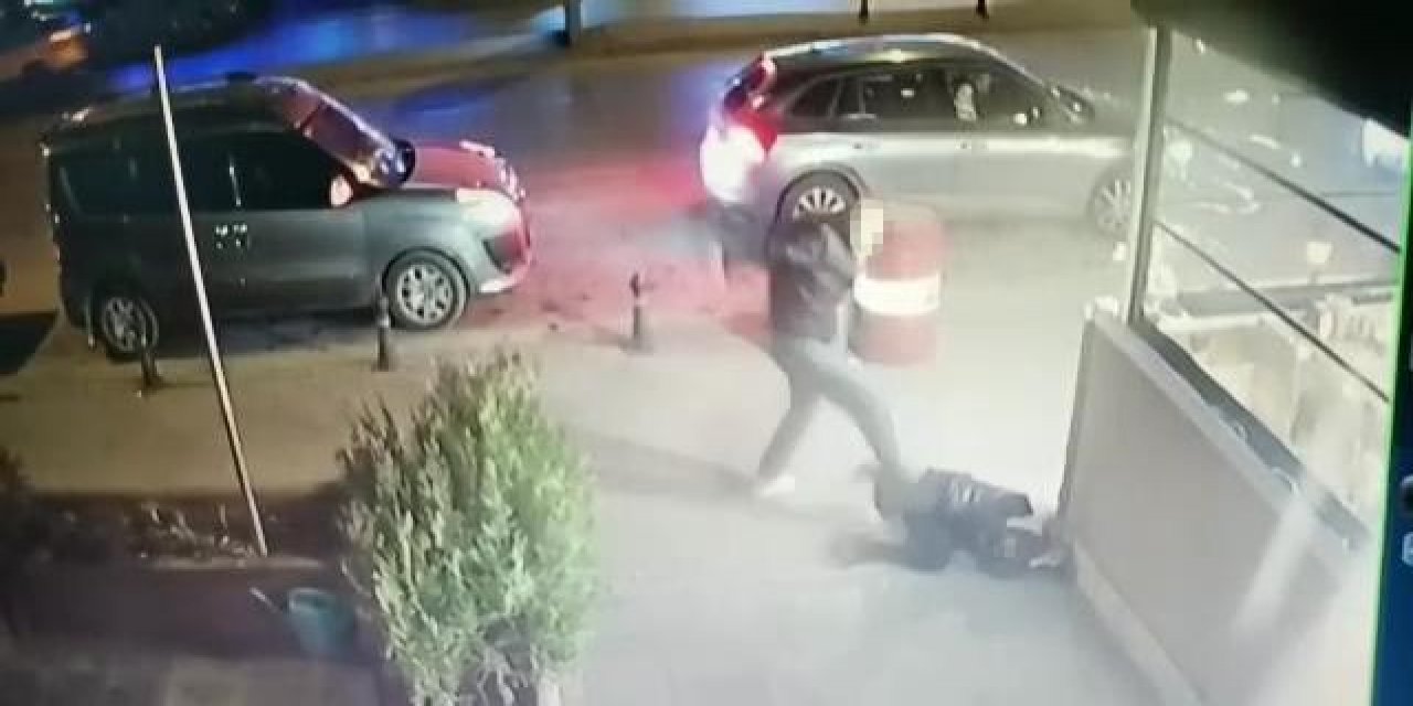 Konya'da restoran çıkışı tekme tokat dövüldü