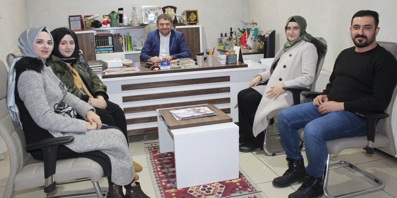 AK Parti Konya Kadın Kolları’ndan gazetemize ziyaret
