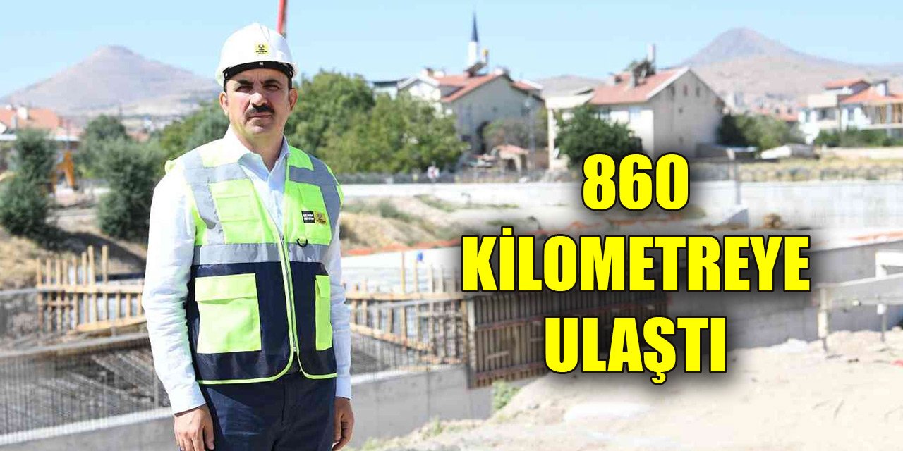 Konya'da Başkan Altay o rakamları açıkladı! 860 kilometreye ulaştı