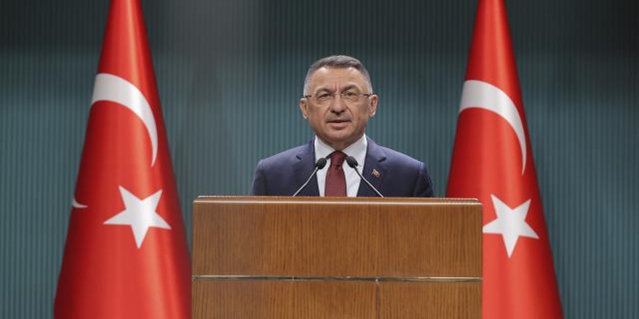 Fuat Oktay’dan Cumhurbaşkanı Tatar’a geçmiş olsun telefonu