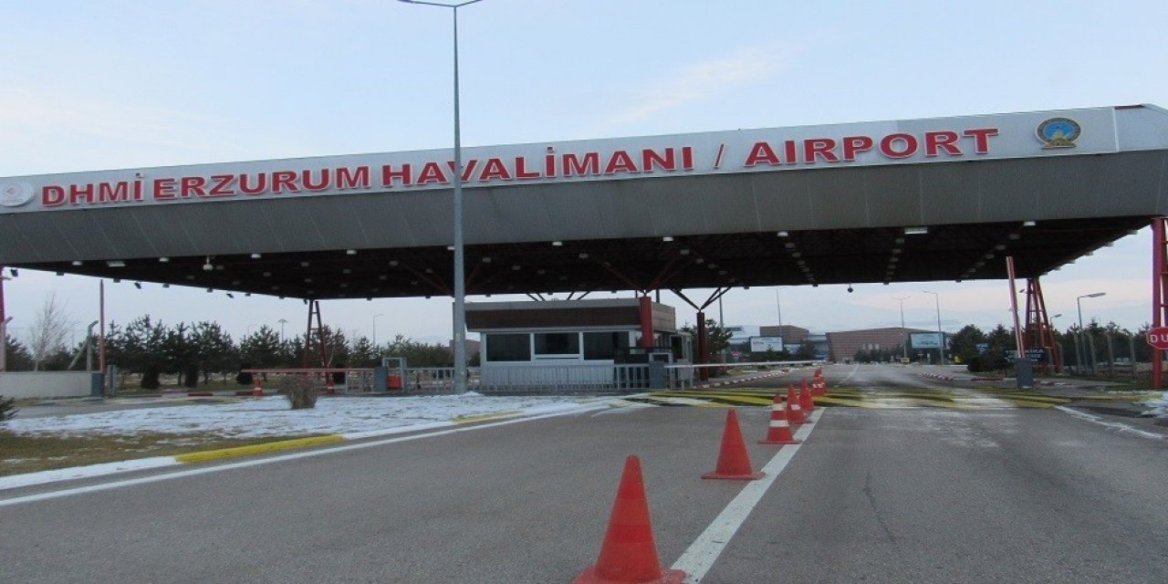 Erzurum Havalimanında artış