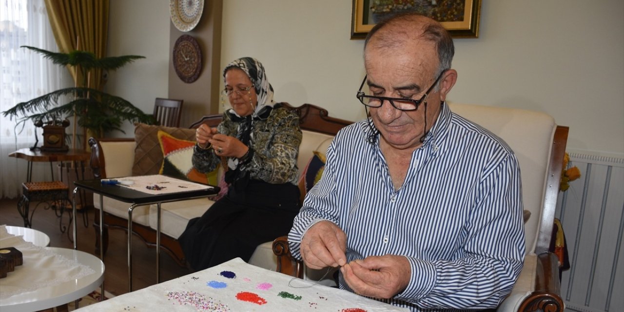Konya'da örnek çift... Emekli olduktan sonra eşine böyle destek oluyor